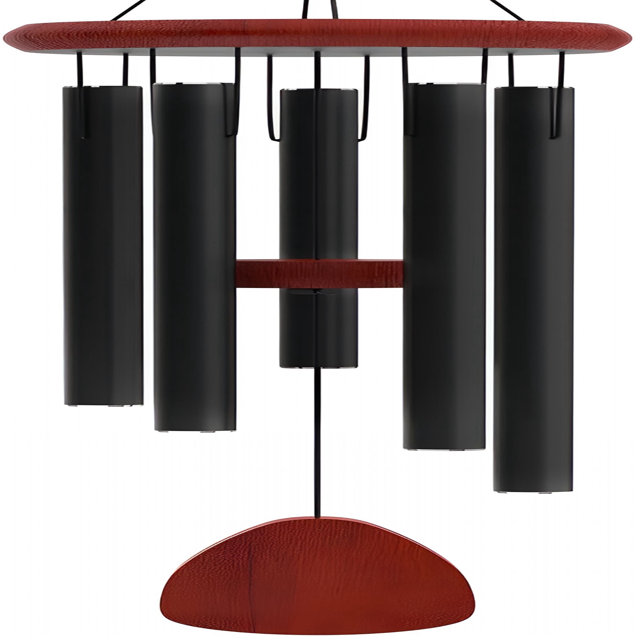 XIBUFE Wind Chimes for Outside - 37" Large Deep Tone Wind Chimes, Elegant Black Aluminum Windchimes Outdoors, Memorial Gift for Mom, Garden & Patio Decor