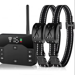 XIBUFE Wireless Dog Fence,2-In-1 Electric Dog Fence System for 2 Dogs with Training Collar And Remote,Ip65,2024 Safety Pets Containment System for All Dogs,Cover Up to 8 Acre(20-850Ft)
