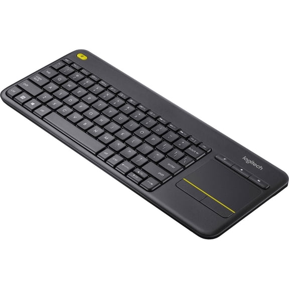 XIBUFE Wireless Touch Tv Keyboard with Easy Media Control and Built-In Touchpad,Htpc Keyboard for Pc-Connected Tv,Windows,Android,Chromeos,Laptop,Tablet