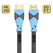 XIBUZZ 4K HDMI Cable 50 Feet, High-Speed HDMI Cord for 4K@60Hz, 1080p UHD, FullHD, CL3 Rated, ARC, PS4, TV