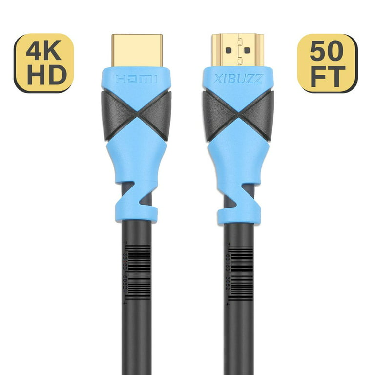4K UHD HDMI High Speed with Ethernet Cable, 50ft