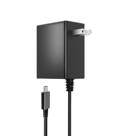 XIBUZZ 5FT USB C Nintendo Switch Fast Charging AC Adapter 15V/2.6A with Supports TV Mode and Dock Station Charging Support.