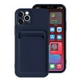 thumbnail image 1 of XIBUZZ Shockproof Blue Wallet Cell Phone Case with Credit Card Slot Holder for iPhone 13 Pro, 2 Count, 1 Pack, 1 of 7