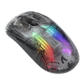 thumbnail image 1 of BAKIBO Wireless Gaming Mouse, PC Transparent Computer Mice with Dual mode BT5.0/2.4G, PixArt Chip 3D RGB Lighting, Ergonomic 7 Buttons, Rechargeable Mute Mouse for PC Laptop Tablet (Black/White), 1 of 7