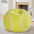 thumbnail image 1 of XIECUVA Bean Bag Chair for Adults, High-Rebound Memory Foam Beanbag Chairs with Removable Cover for Living Room Bedroom, 32 Inches, 1 of 8