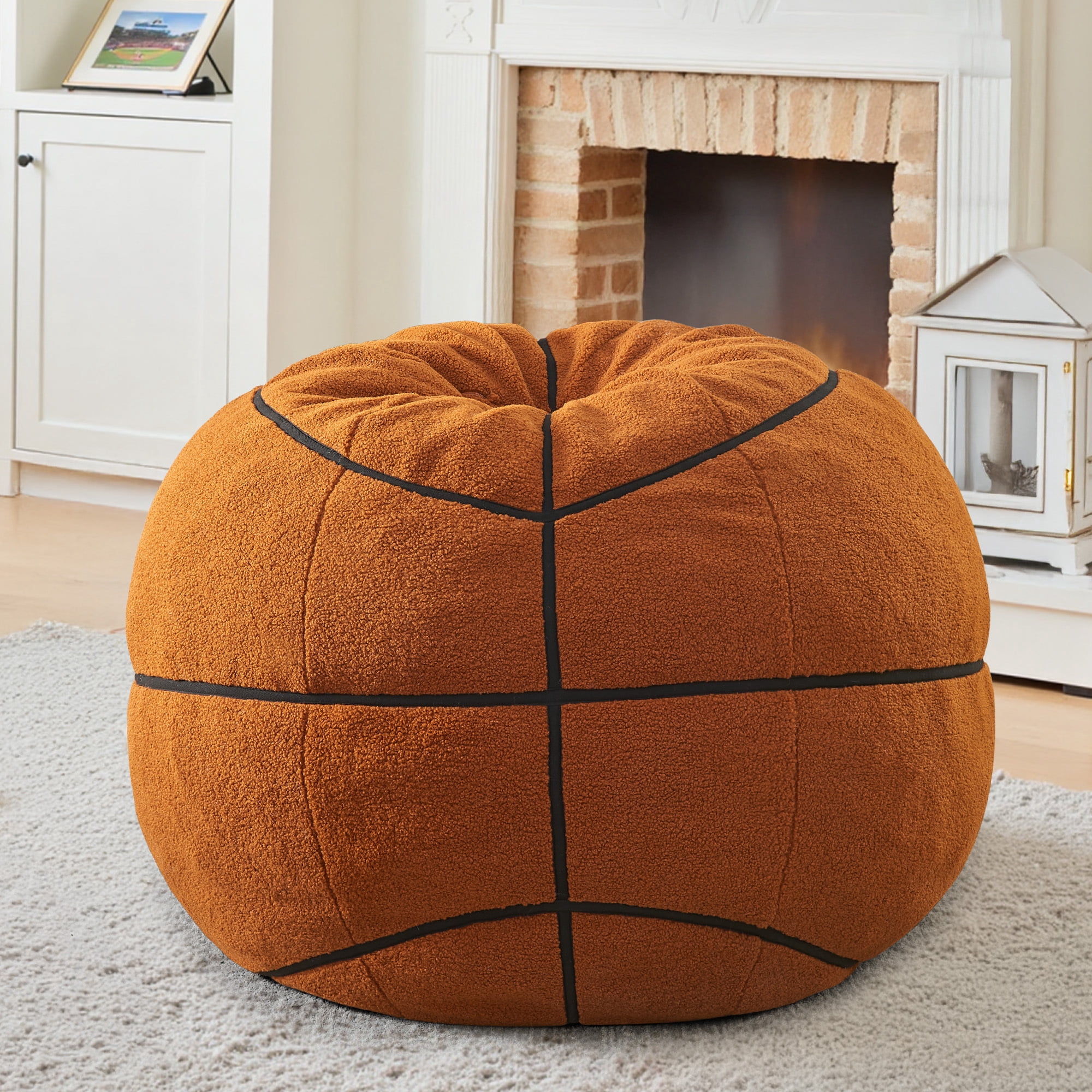 XIECUVA Bean Bag Chair for Adults, High-Rebound Memory Foam Beanbag Chairs with Removable Cover for Living Room Bedroom, 32 Inches