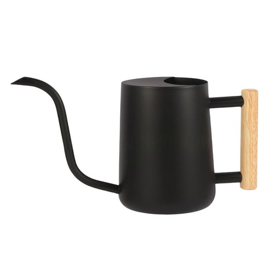 XIEULQP 1-Litre Stainless Steel Swan-Neck Watering Can - Decorative Indoor Plant Irrigation Tool with Long Spout for House Plants & Bonsai​