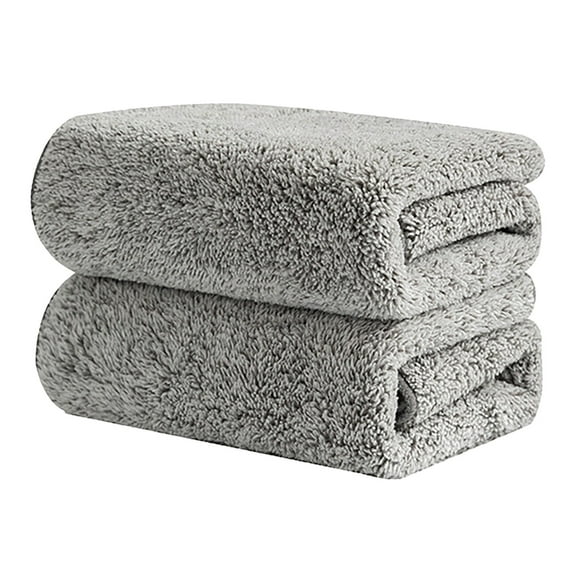 XIEULQP 2-Pack Heavy-Duty Microfiber Dish Towels - Thickened Oil-Resistant Cleaning Cloths with Hanging Loop for Kitchen Organization​