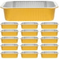 thumbnail image 1 of XIEULQP 25-Pack Heavy Duty Aluminum Foil Pans - 750ml Deep Disposable Baking Trays for Roasting Turkey, Lasagna, Catering, Steam Table Use (Commercial Grade Rustproof Tin), 1 of 3