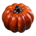 thumbnail image 1 of XIEULQP 4CM Mini Wood Pumpkin for Outdoor Porch Fake Mini Cushaw Autumn Fall Harvest Home Garden Farmhouse Party Christmas Halloween Decoration, 1 of 6