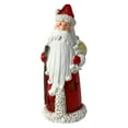 thumbnail image 1 of XIEULQP 6-Inch Resin Santa Figurine with Cane - Standing Christmas Ornament for Home Decor and Holiday Display with Hand-Painted Details and Festive Illumination​, 1 of 6