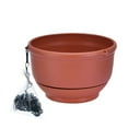 thumbnail image 1 of XIEULQP 7 inch Plant Pot Hanging Planters Self Watering Pots for Indoor Plants, Plastic Hanging Basket with Removable Tray for Home Garden Porch Balcony Patio Decor, 1 of 6
