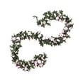 thumbnail image 1 of XIEULQP 8FT Pink Flower Garland, Artificial Rose Floral Vines Fake Hanging Spring Flower Garland for Wall Backdrop Wedding Arch Tea Party Door Mantle Decoration, 1 of 1