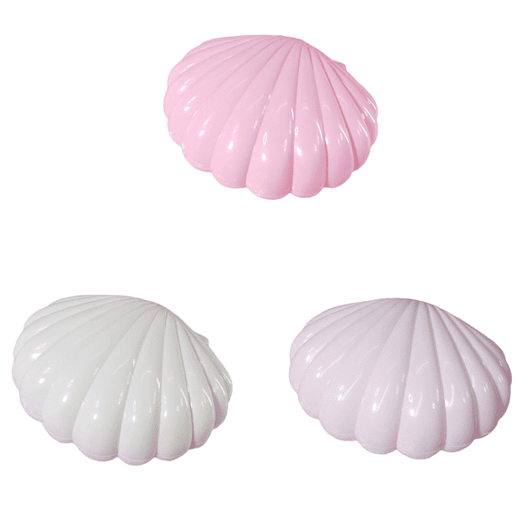 XIEULQP Ballerina Music Box for Valentine's Day Gift, Pink Heart Rotating Dancing Girl Gift Box for Jewelry, Trinket, Mother's Day Birthday （Seashell Shape）