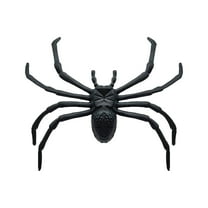 XIEULQP Giant 3.5 Inch Halloween Spider Prop - Realistic Plastic Decor for Prank Displays and House Decoration (1-Pack)​