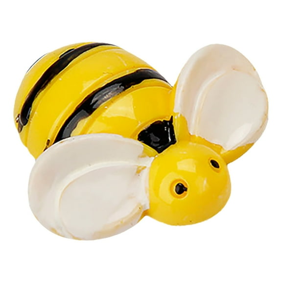 XIEULQP Resin Bees, Flatback Resin Charms Mini Bees Daisies Embellishments for Crafts Resin Accessories for DIY Craft Scrapbooking Cake Party Decor