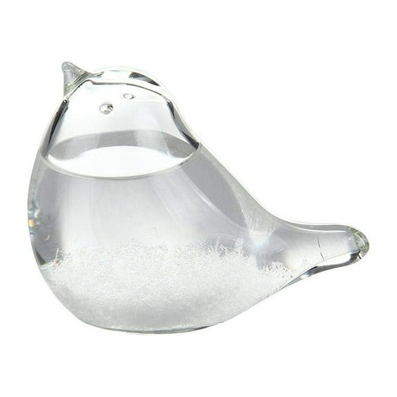 XIEULQP Storm Glass Weather Predictor – Bird-Shaped Desktop Decor with 70mL Liquid Crystal Display for Home & Office Decoration