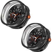 XIHAMA 2 Pack Screen Protector Case Compatible with Samsung Galaxy Watch 8 Classic 46mm, TPU Cover Protective Case Ultra-thin HD Soft TPU,no screen