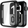 thumbnail image 1 of XIHAMA 2 Pack Tempered Glass Case Compatible for Apple Watch Series 10 (2024) 46mm, Hard PC Screen Protector Protection Ultra-Thin Lightweight Scratch-Resistant Cover for iWatch, 1 of 7