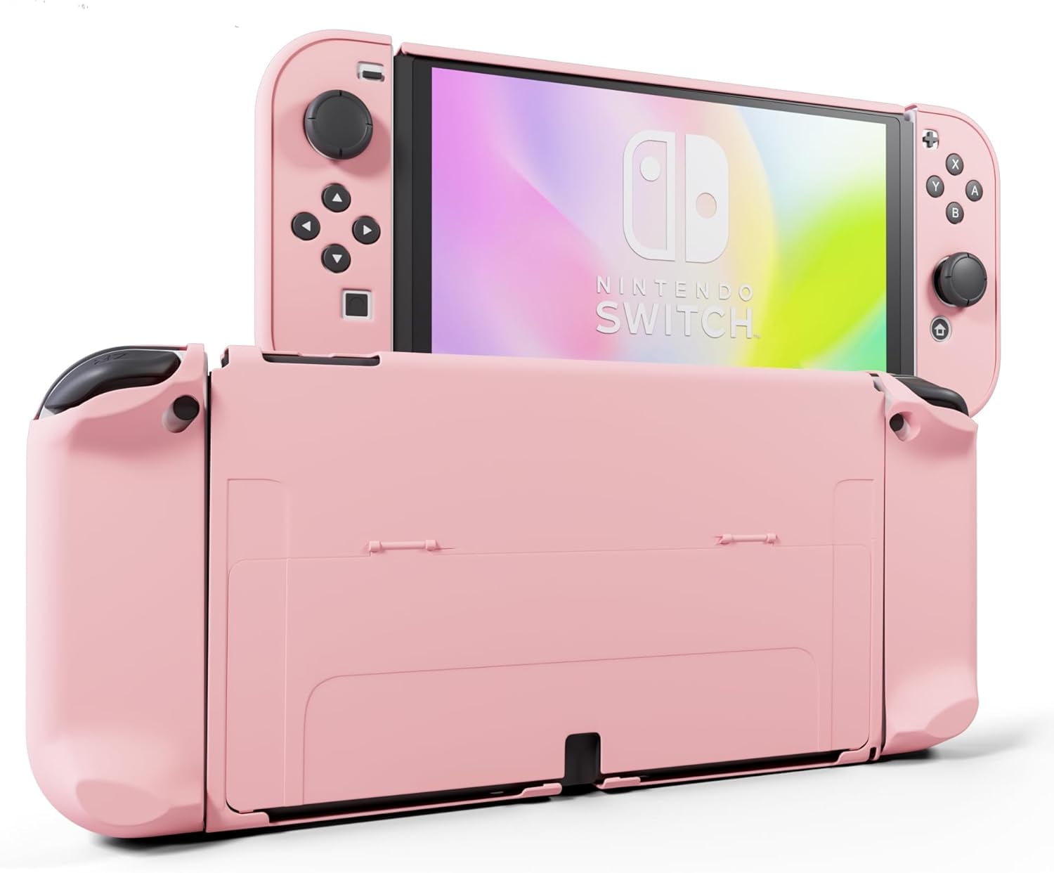 XIHAMA 3 in 1 Case for Nintendo Switch OLED, Clear Dockable Shell