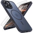 thumbnail image 1 of XIHAMA 3 in 1 Magnetic for iPhone 16 Pro Case, Upgraded Full Camera Protection, Compatible with Magsafe, 16FT Drop Protection, Translucent Matte Back Bumper Phone Cover 6.3-Inch, 1 of 6
