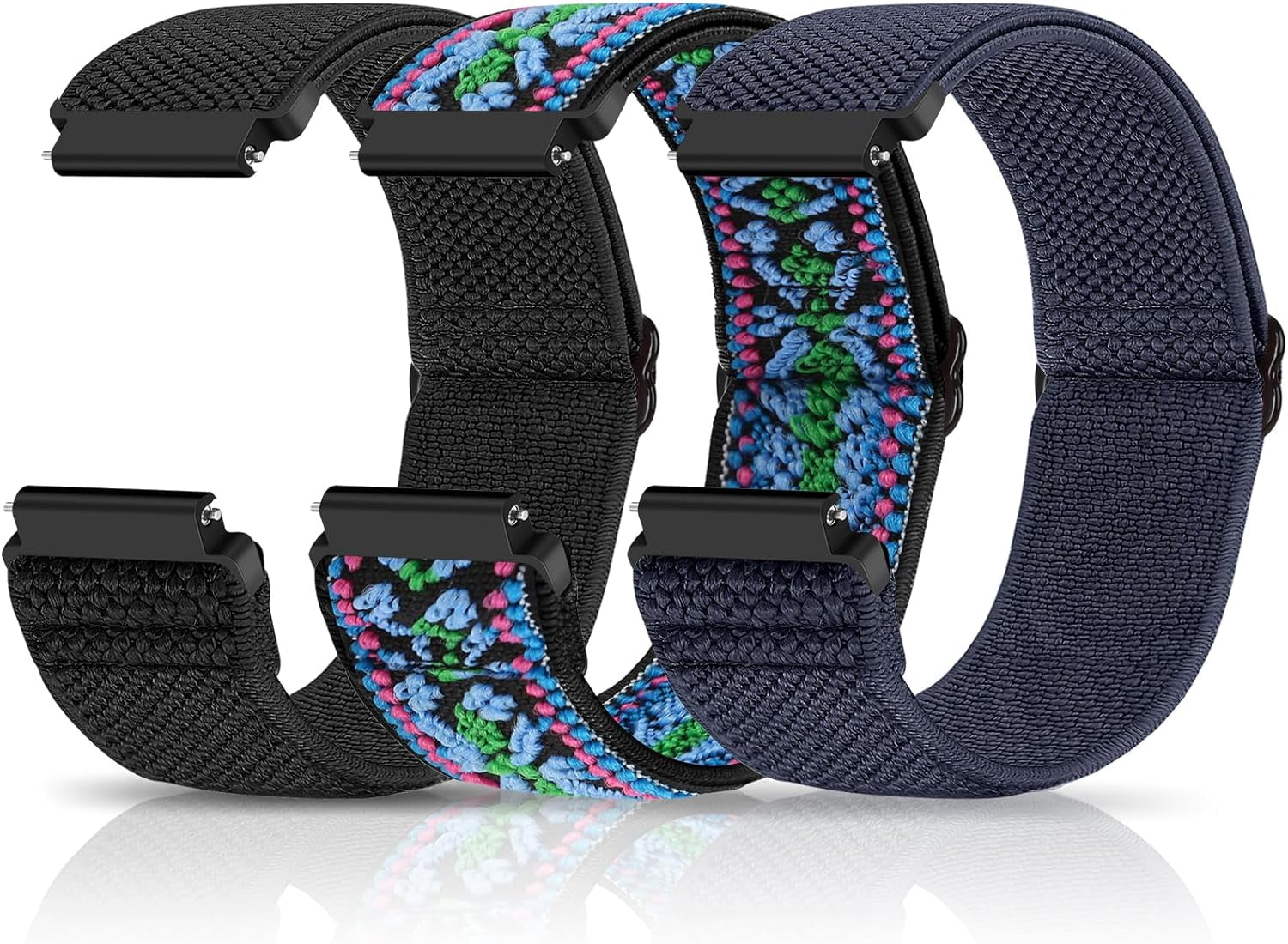 XIHAMA 3 Pack Compatible with 18mm 19mm 20mm 22mm Watch Bands Quick ...