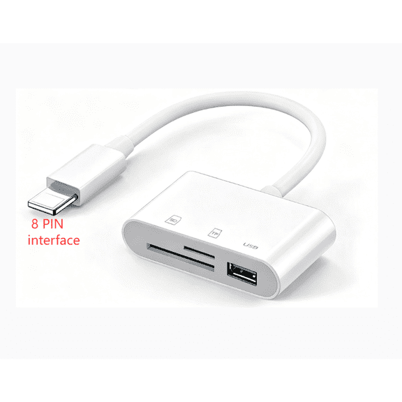 XIHAMA 8 PIN to HDMI Adapter Digital AV, for iPad iPhone to HDMI Adapter 1080P with 8 PIN Charging Port Compatible for iPhone, iPad and iPod Models and TV Monitors Projectors
