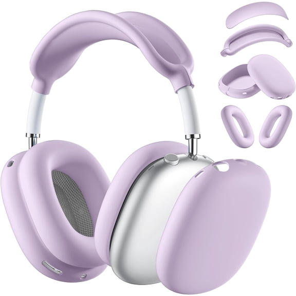 XIHAMA for AirPod Max Case Cover, Anti-Scratch Ear Pad Case Cover/Ear Cups Cover/Headband Cover for AirPods Max Headphones, Soft Silicone Skin Protector for Apple AirPods Max Accessories