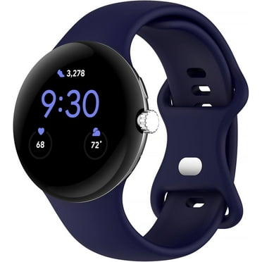 XIHAMA Band Compatible with Google Pixel Watch 3 41mm/Pixel Watch 2/1, Soft Silicone Sport Watch Bands Replacement Watch Strap Bracelet for Google Pixel Watch Smartwatch Accessories