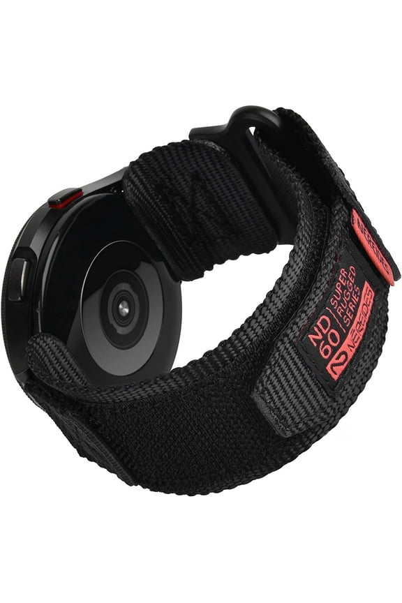 Band Compatible with Samsung Galaxy Watch 7 42mm 44mm 45mm 49mm(2024), for Galaxy Watch 6 Classic Watch 5 Pro 20mm Rugged Nylon Woven Loop Sports Strap