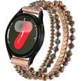 thumbnail image 1 of XIHAMA Beaded Boho Bracelet for Samsung Galaxy Watch 7/6/5/4 40/44mm Strap/Active 2 Watch 4 Classic 42mm Strap Women, 20mm Handmade Cute Elastic Crystal Beaded Bracelet, 1 of 8