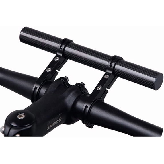 XIHAMA Bike Handlebar Extender Extension Carbon Fiber Bracket Aluminum Alloy Clamp for Bicycle Speedometer Headlight Light Lamp Holder