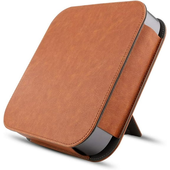 XIHAMA Compatible Apple Mac Mini Protective Case Full Body Protection Smart Cover Premium Leather Shockproof Compatible with Apple Mac mini (2018)