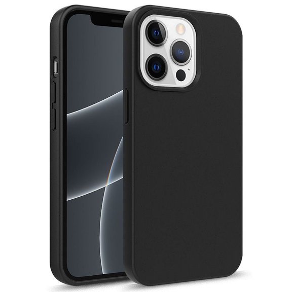XIHAMA Compatible with iPhone 16 Pro Max 6.9 inch Classy Slick Around Hybrid Case Cover , Biodegradable and eco-friendly- Black