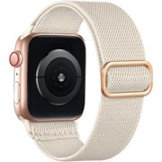 XIHAMA Elastic Sport Band Compatible with Apple Watch 49mm 46mm 45mm 44mm 42mm 41mm 40mm 38mm Men Women, Stretchy Nylon Strap for iWatch Ultra SE 3 2 1Series 11 10 9 8 7 6 5 4