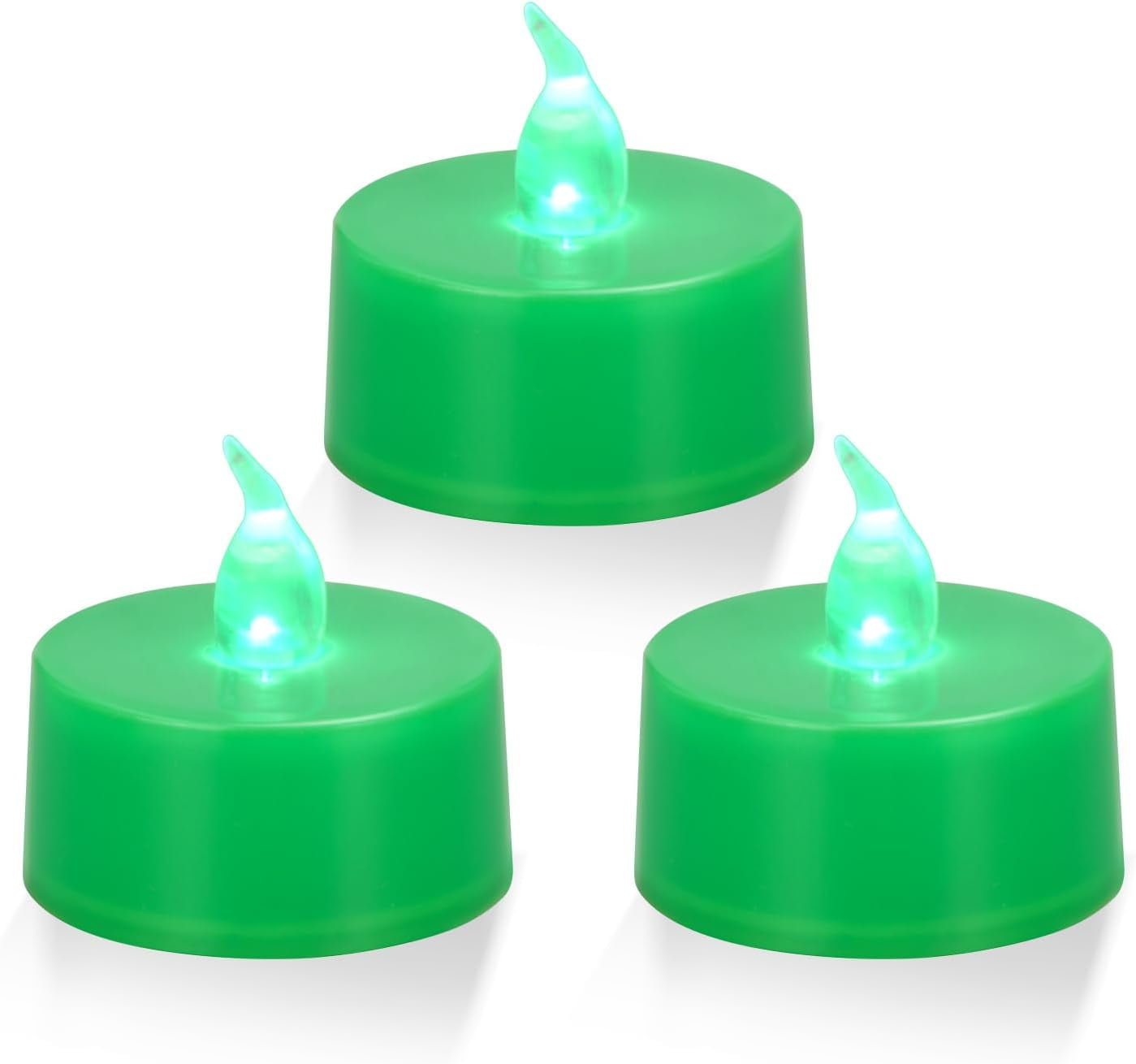 XIHAMA Flameless LED Tea Light Candles 24 Pack Battery Powered Fake