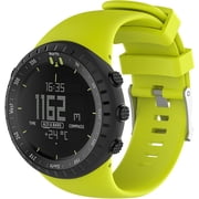 XIHAMA For Suunto Core Band suntokoa All Black Made of High Quality Tpu Watch Replacement Strap with Installation Tools , red
