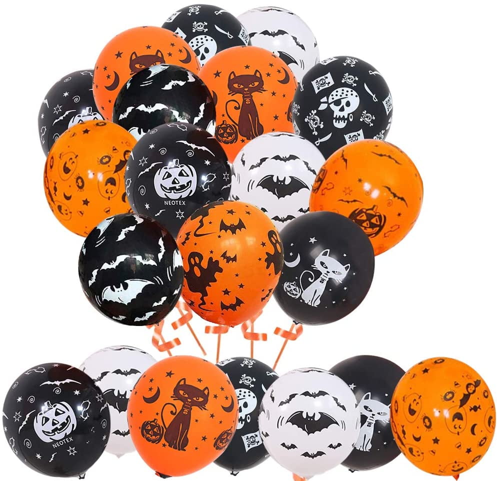 Halloween Party Decor Latex Balloons Set