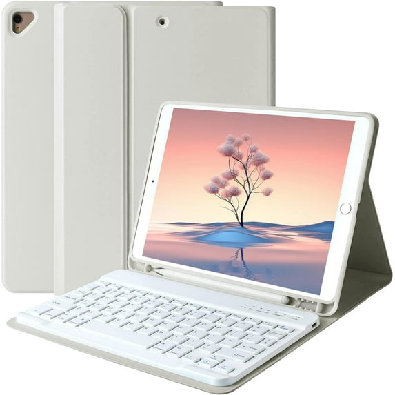 XIHAMA Keyboard Case for iPad 9th Generation 2021/8th Gen/7th Gen 10.2 Inch, Detachable Wireless with Pencil Holder Keyboard Cover for New iPad 9th Gen/8th Gen/7th Gen 10.2"/iPad Air 3/iPad Pro 10.5