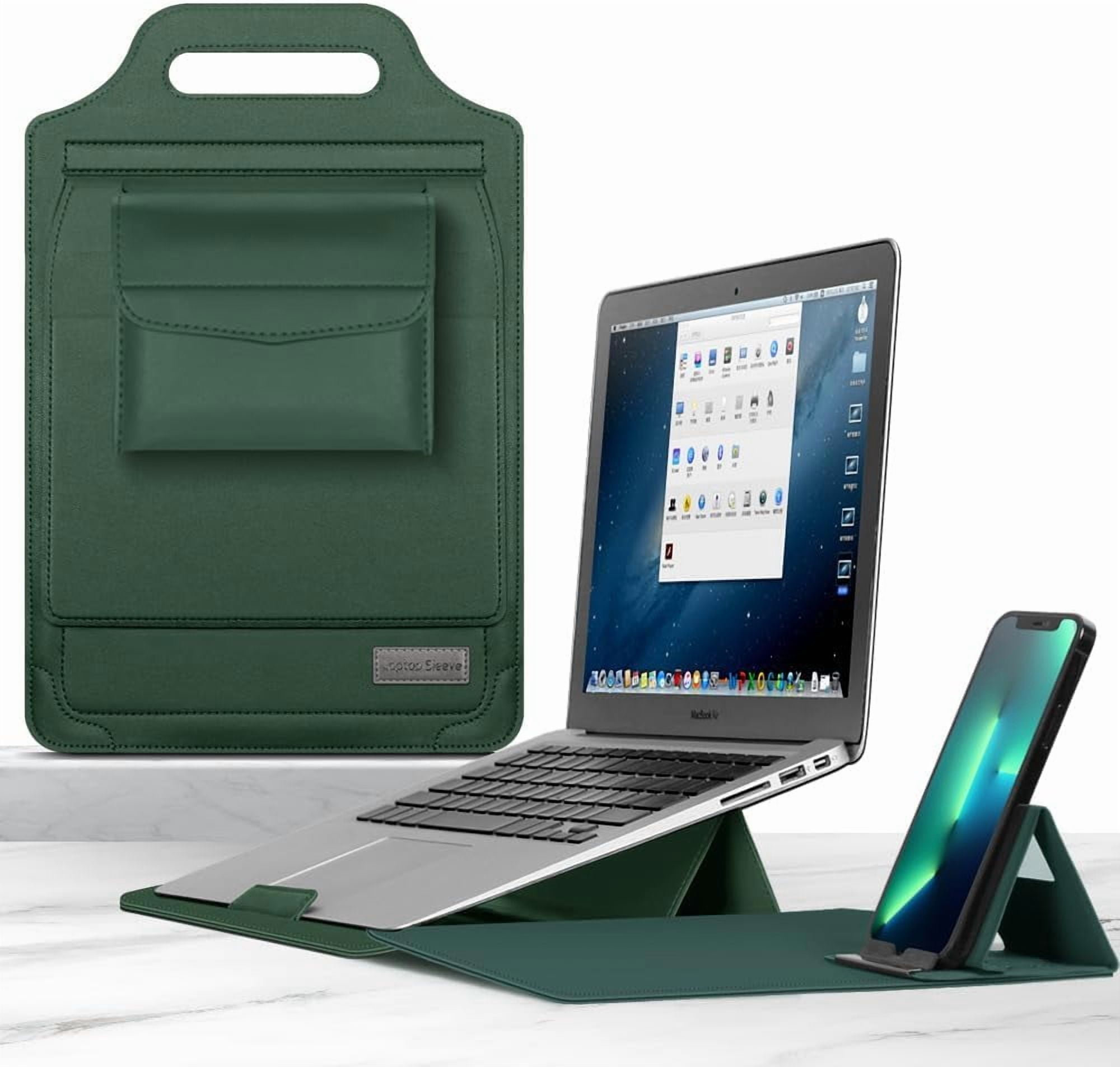 XIHAMA Laptop Case, 12 / 13 / 15.6 Inches, Compatible with Many Models, Sleeve Case, Foldable, Stand Function, Storage Pouch, Lightweight, Thin, Scratch-Resistant, Shockproof, Handbag