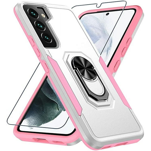 XIHAMA Magnetic Charging Cell Phone Case for Samsung Galaxy S21, White