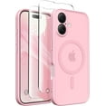 thumbnail image 1 of XIHAMA Magnetic Compatible with iPhone 16 Case, Upgraded [Full Camera Protection] [Compatible with MagSafe] Protective Translucent Matte Women Girl Phone Case Cover, 1 of 7