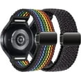 thumbnail image 1 of XIHAMA One Click Sport Loop Band Compatible with Galaxy Watch 7 6 5 4 FE 5 Pro Band 40mm 44mm 45mm, Braided Nylon Strap for Galaxy Watch 6 4 Classic 47mm 43mm 42mm 46mm for Men Women, 1 of 7