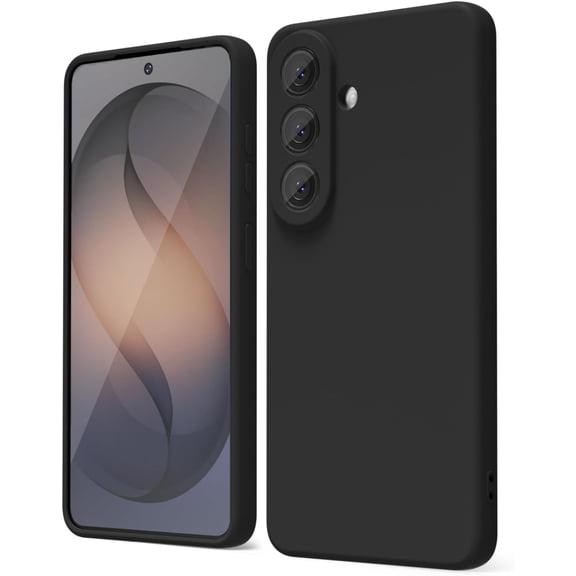 XIHAMA Phone Cases, Compatible with Samsung Galaxy S26/S26 Plus/S26 Ultra, Liquid Silicone Grip, Thin Slim Soft Rubber TPU Plain Smooth Gel Cover, Matte Solid Protective & Shockproof