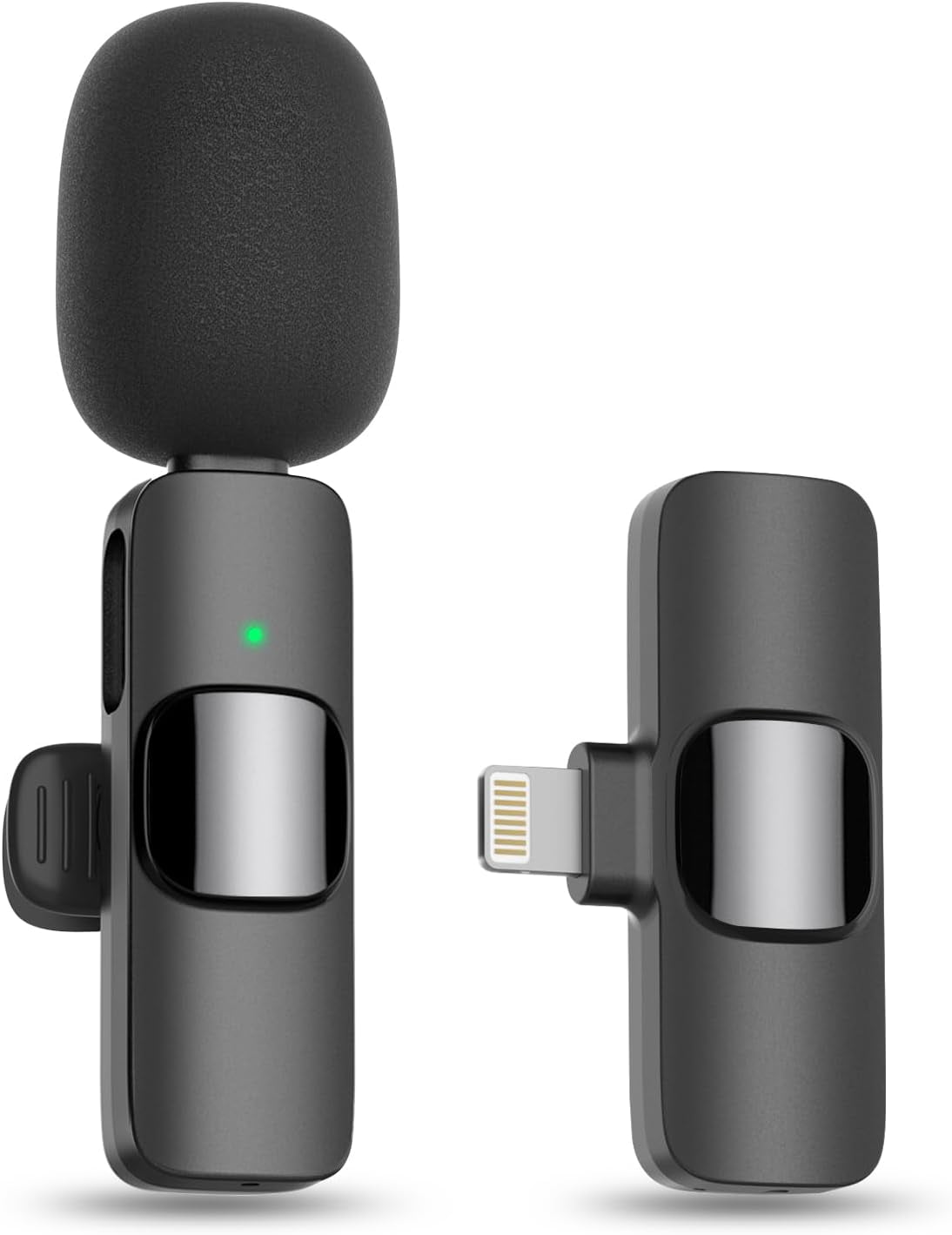 XIHAMA Professional Wireless Lavalier Lapel Microphone for iPhone, iPad - Cordless Omnidirectional Condenser Recording Mic for Interview Video Podcast Vlog YouTube