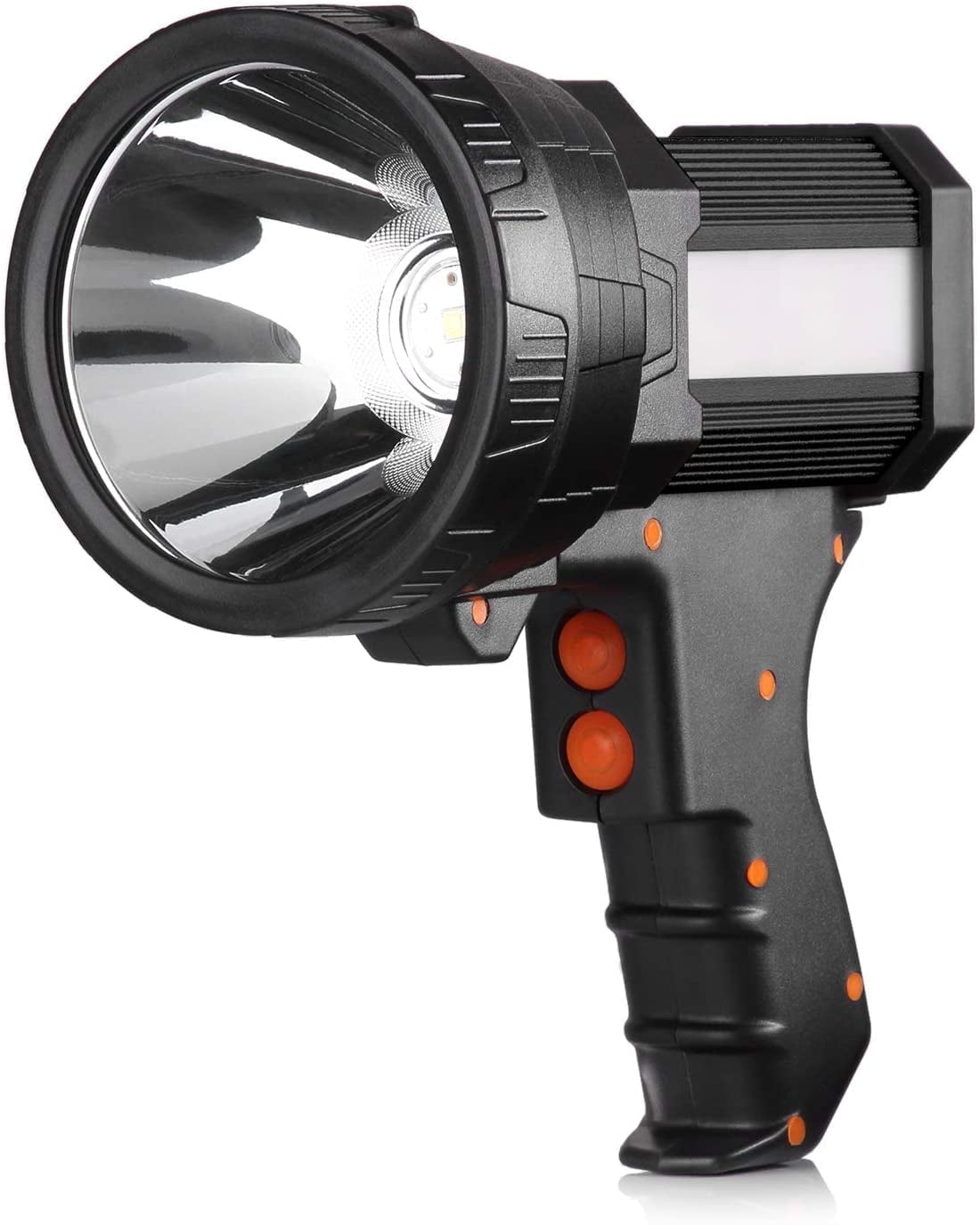 XIHAMA Rechargeable Spotlight, Spot Lights Hand held 1000,000 lumens Large Flashlight Handheld Spotlight Lightweight and Super Bright Flashlight