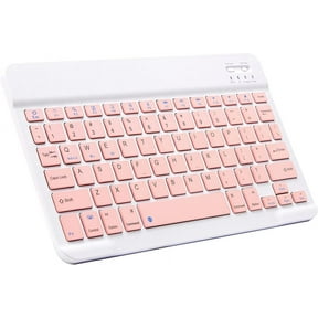 XIHAMA Ultra Slim Bluetooth Keyboard Portable Mini Wireless Keyboard Rechargeable for Apple iPad iPhone Samsung Tablet Cell Phone Smartphone iOS Android Windows