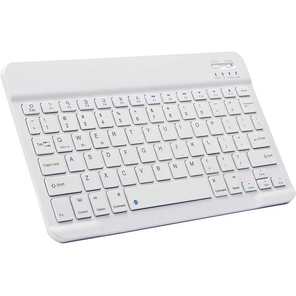 XIHAMA Ultra Slim Bluetooth Keyboard Portable Mini Wireless Keyboard Rechargeable for Apple iPad iPhone Samsung Tablet Cell Phone Smartphone iOS Android Windows