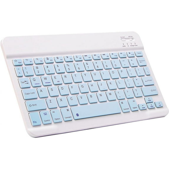 XIHAMA Ultra Slim Bluetooth Keyboard Portable Mini Wireless Keyboard Rechargeable for Apple iPad iPhone Samsung Tablet Cell Phone Smartphone iOS Android Windows