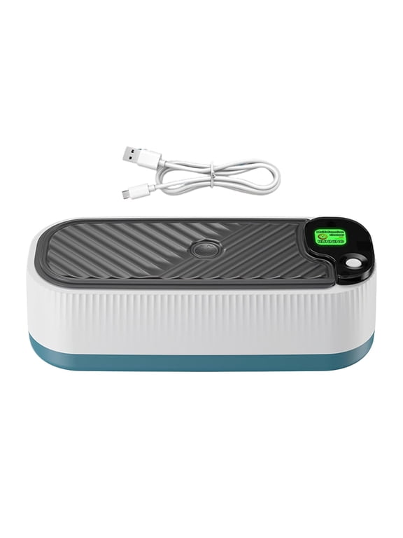 Ultrasonic Jewelry Cleaner, Portable 150mAh Ultrasonic Denture Cleaner, Electric Retainer Cleaning Machine with 3 Modes, Suitable for Watches, Glasses, Rings, Necklaces